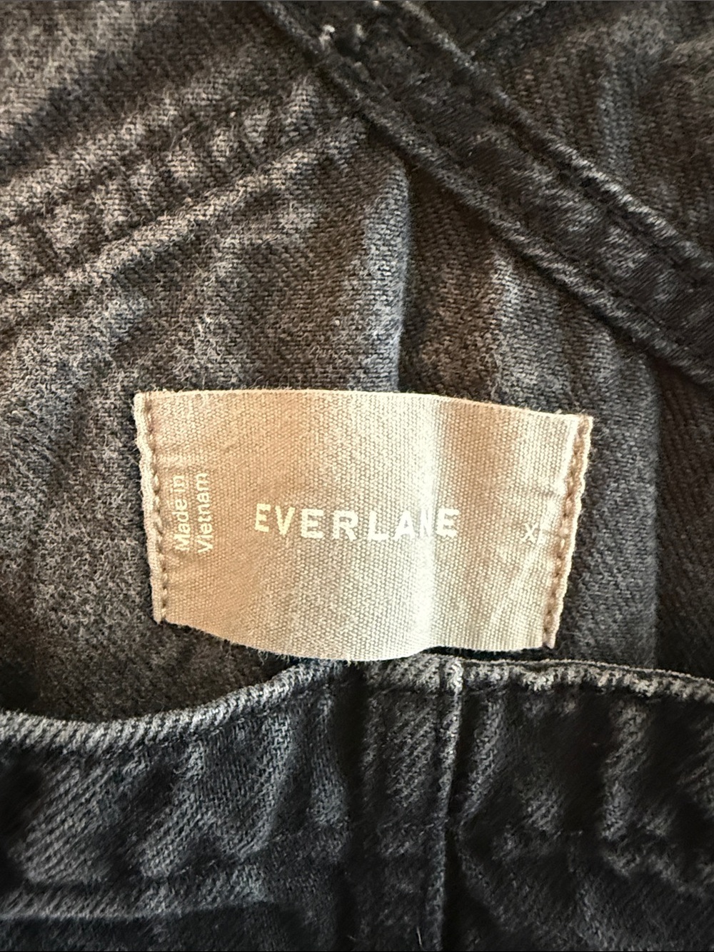Everlane Gardener Black Denim Overalls - Picture 3 of 7